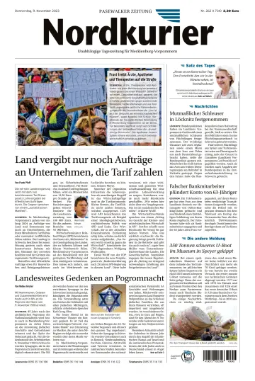 Nordkurier Pasewalker Zeitung - 09 nov 2023