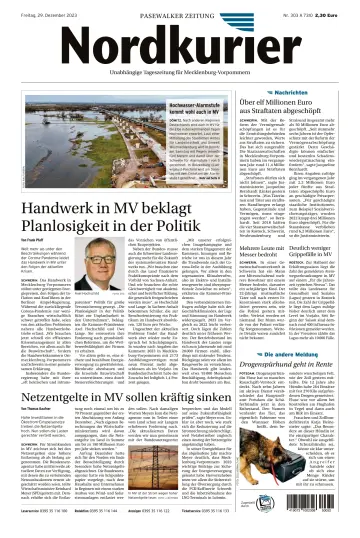 Nordkurier Pasewalker Zeitung - 29 Dec 2023