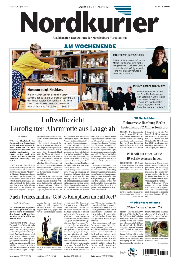 Nordkurier Pasewalker Zeitung