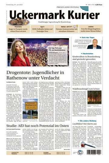 Uckermark Kurier Prenzlauer Zeitung - 29 Jun 2023