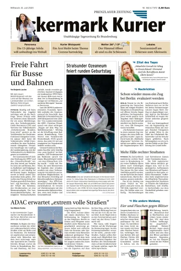 Uckermark Kurier Prenzlauer Zeitung - 12 julho 2023