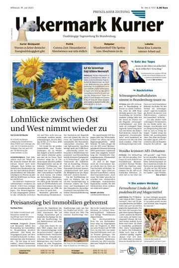 Uckermark Kurier Prenzlauer Zeitung - 19 julho 2023