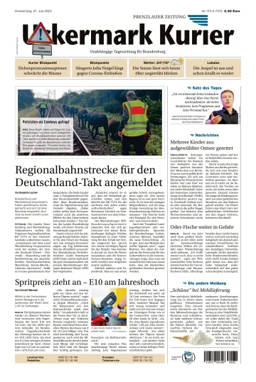 Uckermark Kurier Prenzlauer Zeitung - 27 julho 2023