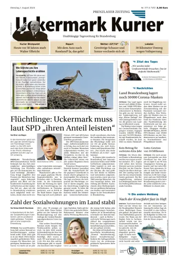 Uckermark Kurier Prenzlauer Zeitung - 1 Aug 2023