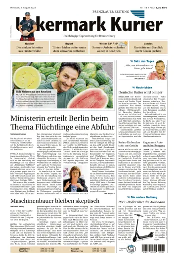 Uckermark Kurier Prenzlauer Zeitung - 02 agosto 2023