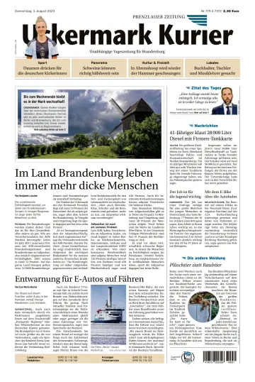 Uckermark Kurier Prenzlauer Zeitung - 03 agosto 2023