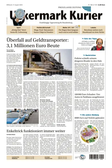 Uckermark Kurier Prenzlauer Zeitung - 09 agosto 2023