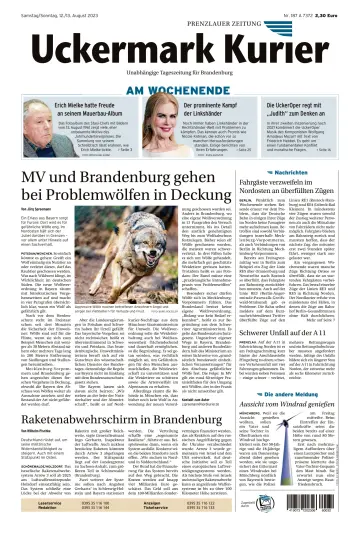 Uckermark Kurier Prenzlauer Zeitung - 12 Aug 2023