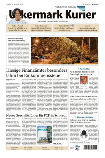 Uckermark Kurier Prenzlauer Zeitung - 17 Aug 2023
