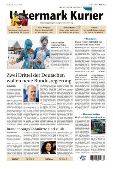 Uckermark Kurier Prenzlauer Zeitung - 21 Aug 2023