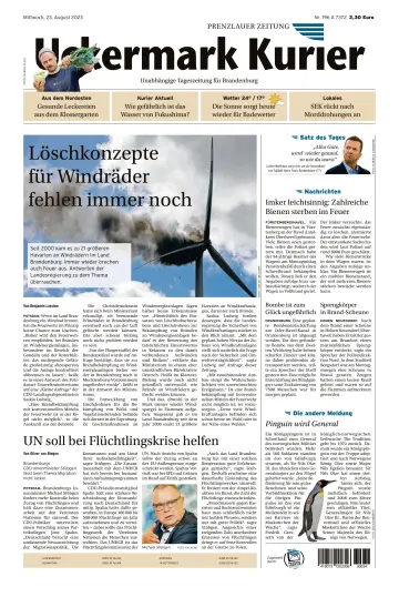 Uckermark Kurier Prenzlauer Zeitung - 23 agosto 2023