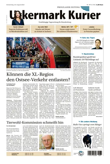 Uckermark Kurier Prenzlauer Zeitung - 24 agosto 2023