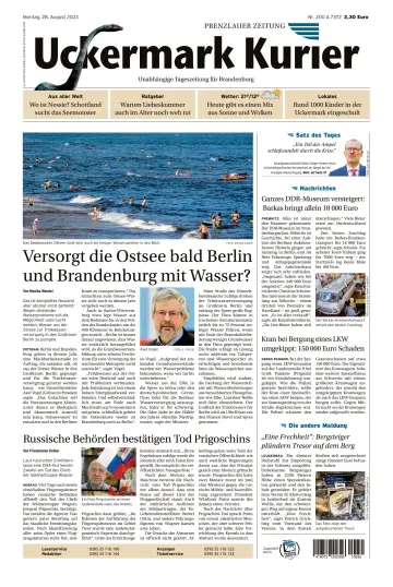 Uckermark Kurier Prenzlauer Zeitung - 28 Aug 2023