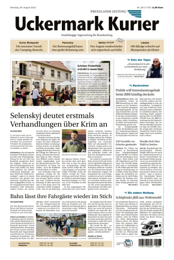 Uckermark Kurier Prenzlauer Zeitung - 29 Aug 2023