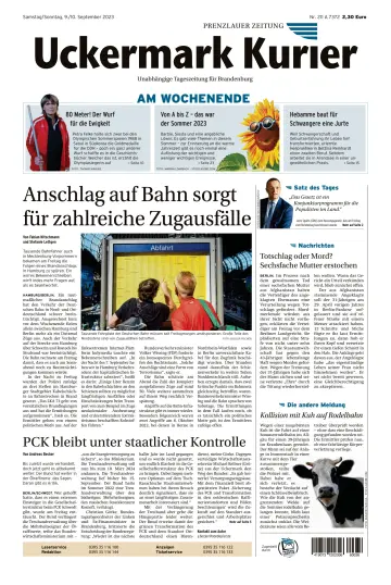 Uckermark Kurier Prenzlauer Zeitung - 9 Sep 2023