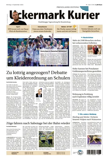 Uckermark Kurier Prenzlauer Zeitung - 11 Sep 2023