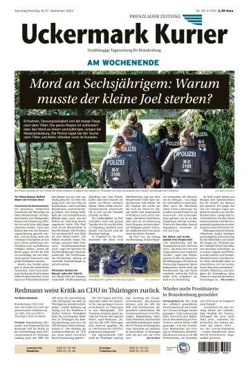 Uckermark Kurier Prenzlauer Zeitung - 16 Sep 2023