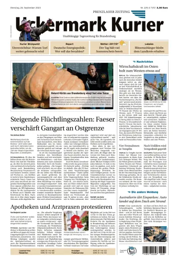 Uckermark Kurier Prenzlauer Zeitung - 26 set. 2023