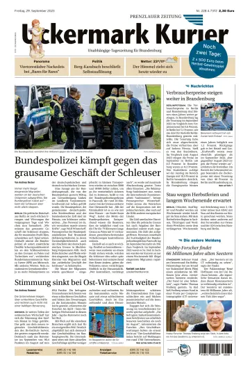 Uckermark Kurier Prenzlauer Zeitung - 29 set. 2023