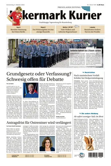 Uckermark Kurier Prenzlauer Zeitung - 5 Oct 2023