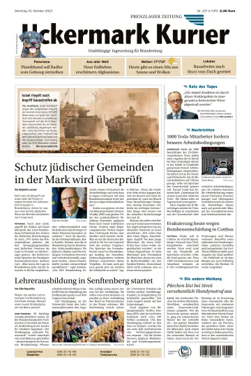 Uckermark Kurier Prenzlauer Zeitung - 10 out. 2023