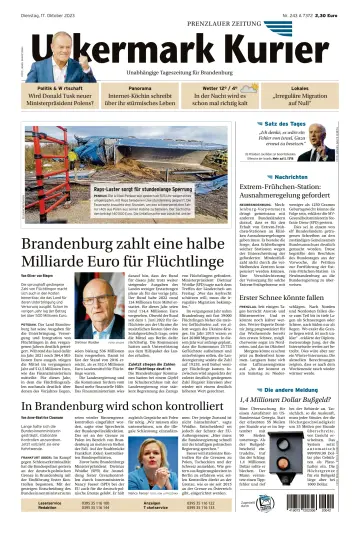 Uckermark Kurier Prenzlauer Zeitung - 17 out. 2023