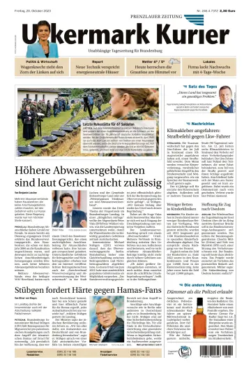 Uckermark Kurier Prenzlauer Zeitung - 20 Oct 2023