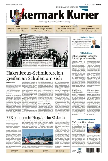 Uckermark Kurier Prenzlauer Zeitung - 27 Oct 2023