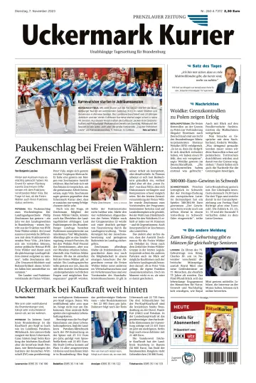 Uckermark Kurier Prenzlauer Zeitung - 7 Nov 2023