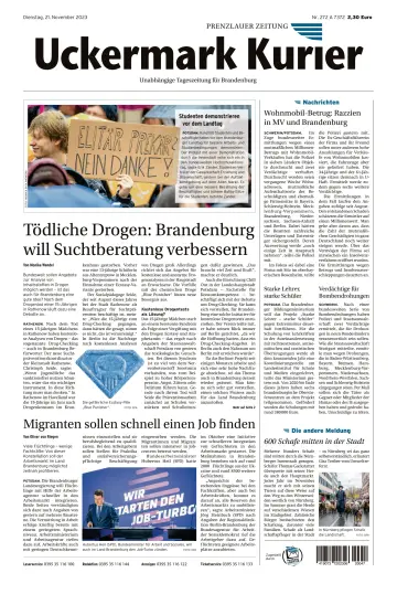 Uckermark Kurier Prenzlauer Zeitung - 21 nov. 2023