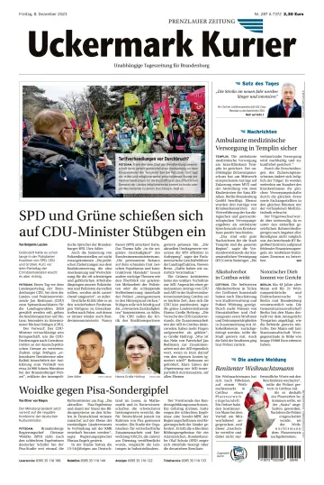 Uckermark Kurier Prenzlauer Zeitung - 8 Dec 2023