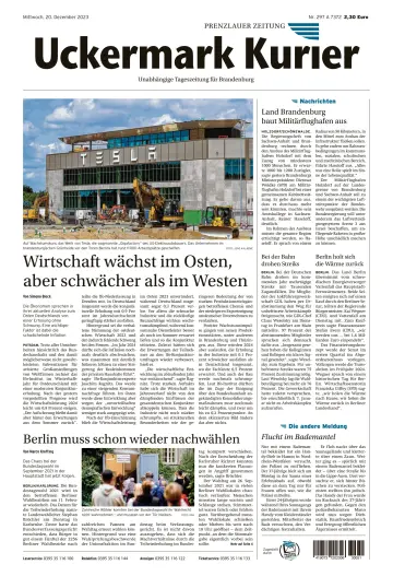 Uckermark Kurier Prenzlauer Zeitung - 20 dez. 2023