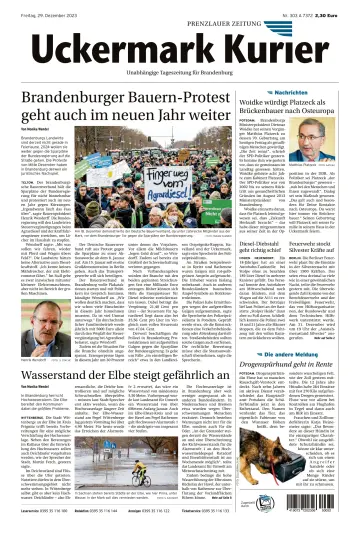 Uckermark Kurier Prenzlauer Zeitung - 29 Dec 2023