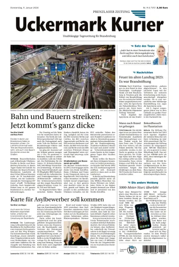 Uckermark Kurier Prenzlauer Zeitung - 11 Jan 2024