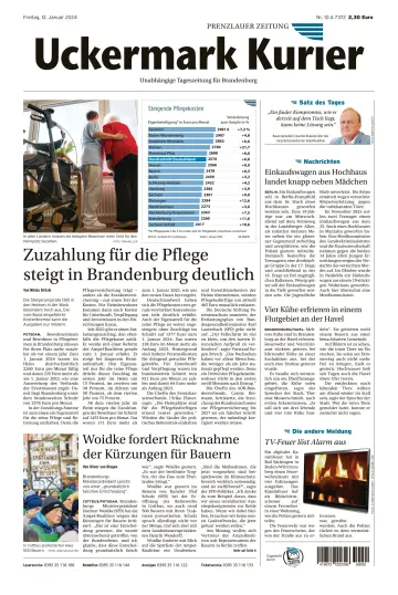 Uckermark Kurier Prenzlauer Zeitung - 12 jan. 2024
