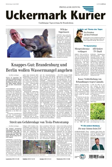 Uckermark Kurier Prenzlauer Zeitung - 11 Apr 2024