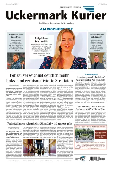 Uckermark Kurier Prenzlauer Zeitung - 20 Apr 2024