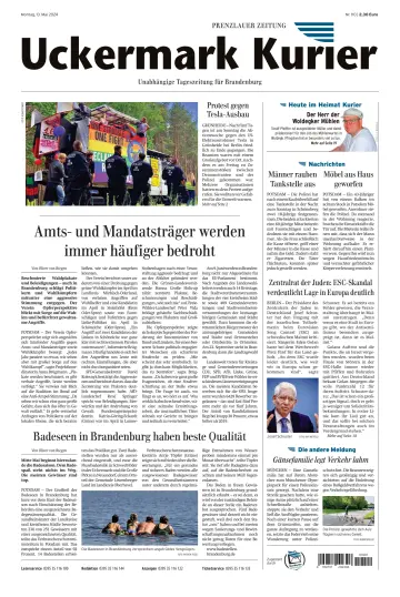 Uckermark Kurier Prenzlauer Zeitung - 13 mai 2024