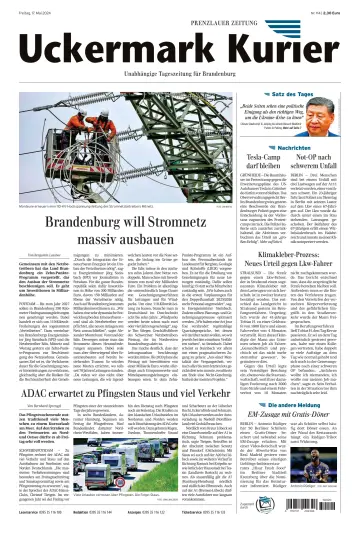 Uckermark Kurier Prenzlauer Zeitung - 17 五月 2024