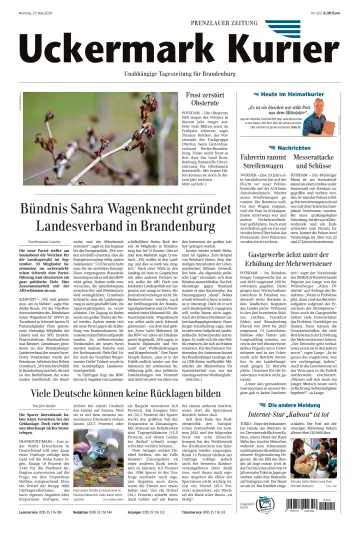 Uckermark Kurier Prenzlauer Zeitung - 27 maio 2024