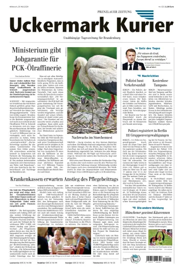 Uckermark Kurier Prenzlauer Zeitung - 29 May 2024