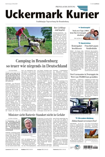 Uckermark Kurier Prenzlauer Zeitung - 30 May 2024