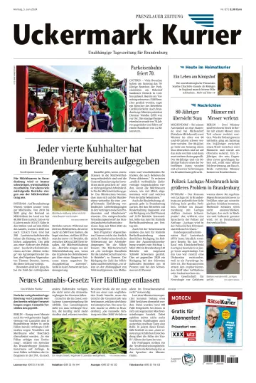 Uckermark Kurier Prenzlauer Zeitung - 03 junho 2024
