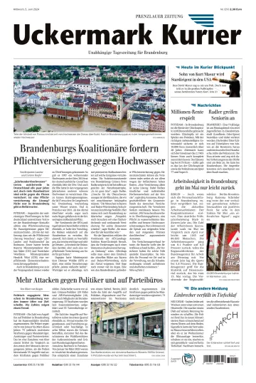 Uckermark Kurier Prenzlauer Zeitung - 05 junho 2024