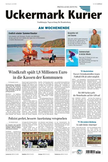 Uckermark Kurier Prenzlauer Zeitung - 08 junho 2024