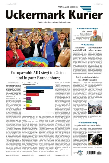 Uckermark Kurier Prenzlauer Zeitung - 10 junho 2024