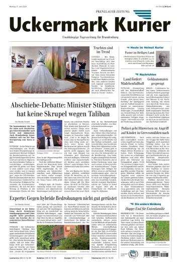 Uckermark Kurier Prenzlauer Zeitung - 17 junho 2024