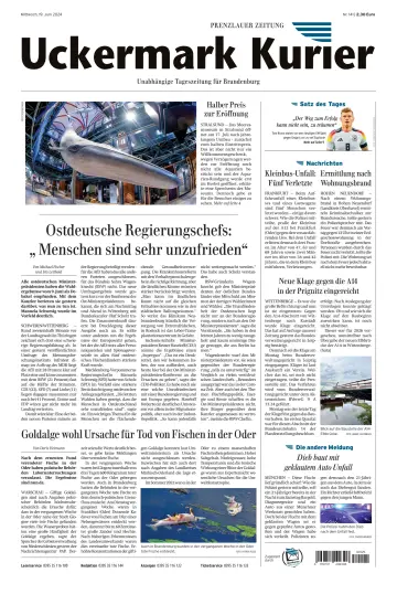 Uckermark Kurier Prenzlauer Zeitung - 19 junho 2024