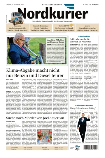 Nordkurier Strelitzer Zeitung - 19 Sep 2023