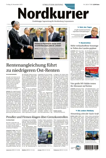 Nordkurier Strelitzer Zeitung - 10 Nov 2023